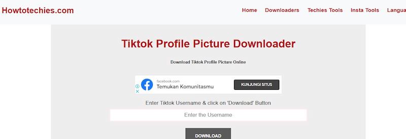 Lewat Tiktok Picture Downloader