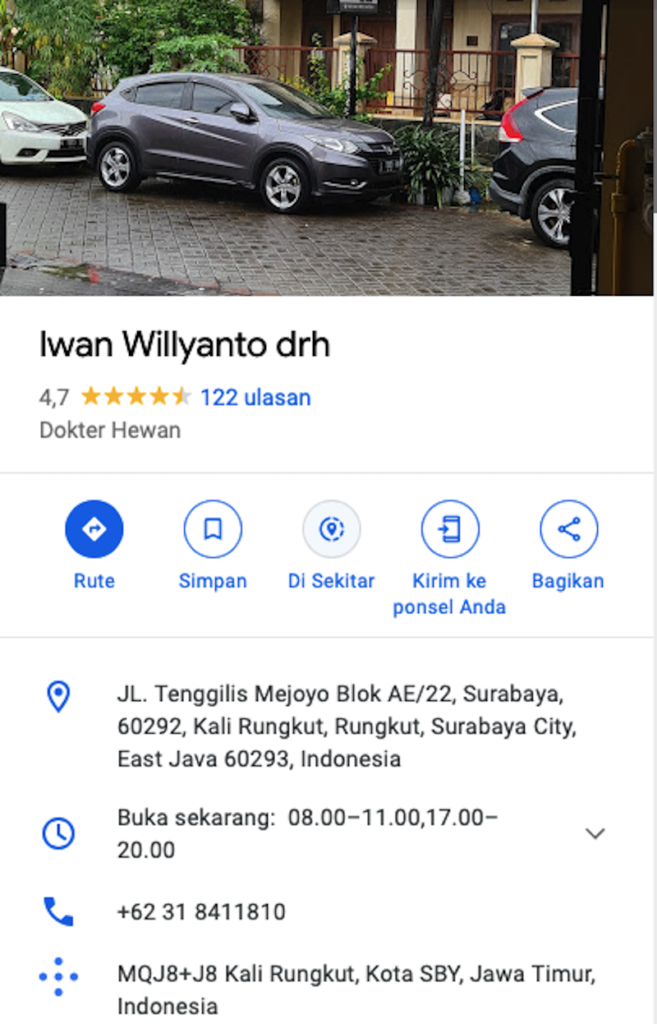 Daftar Klinik Dokter Hewan di Surabaya - Lablink.or.id